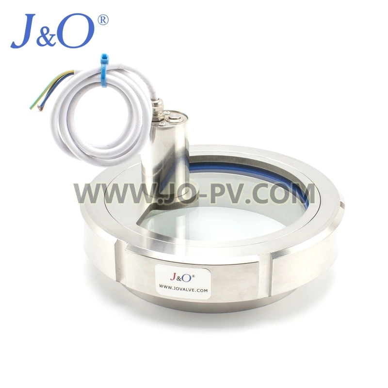 Hygienic Stainless Steel Union Sight Glass With Light For Tank China