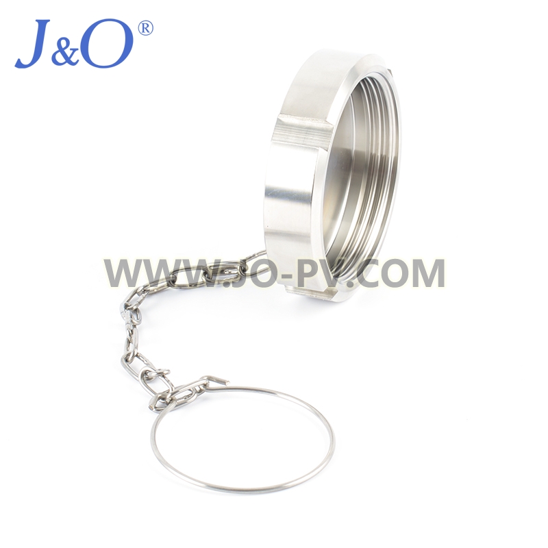 Sanitary Stainless Steel DIN Blind Nut With Chain