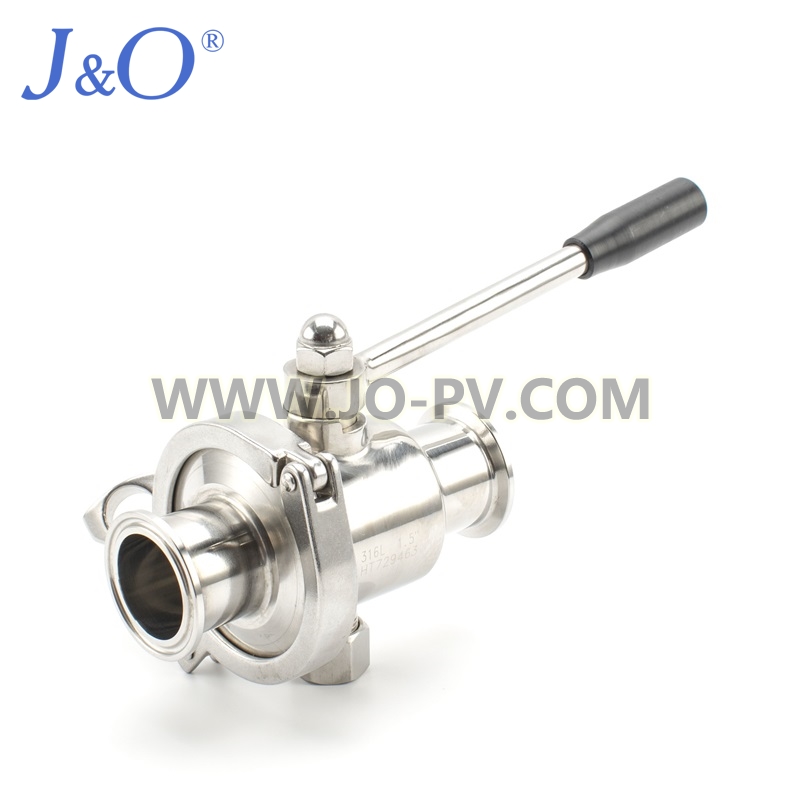 Sanitary Stainless Steel Hygienic Clamped Type Ball Valve