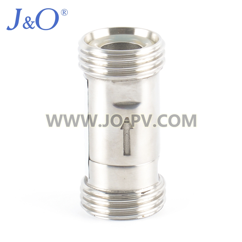 Stainless Steel Sanitary Thread Male One Way Check Valve