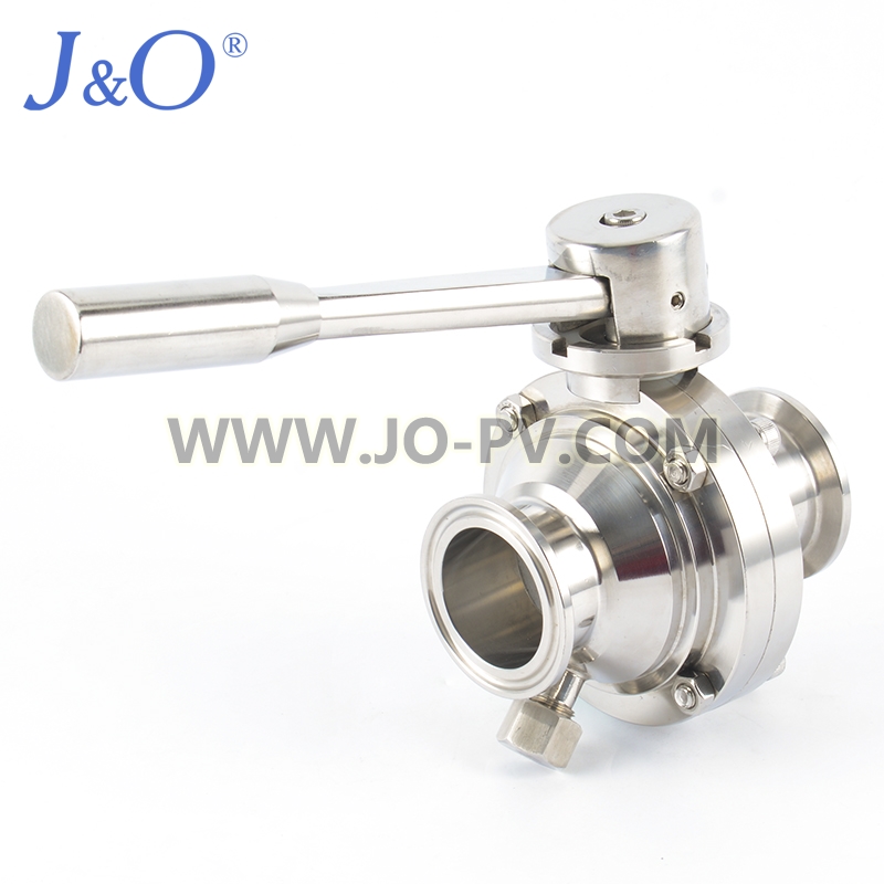 Hygienic Stainless Steel Clamped Butterfly Ball Valve