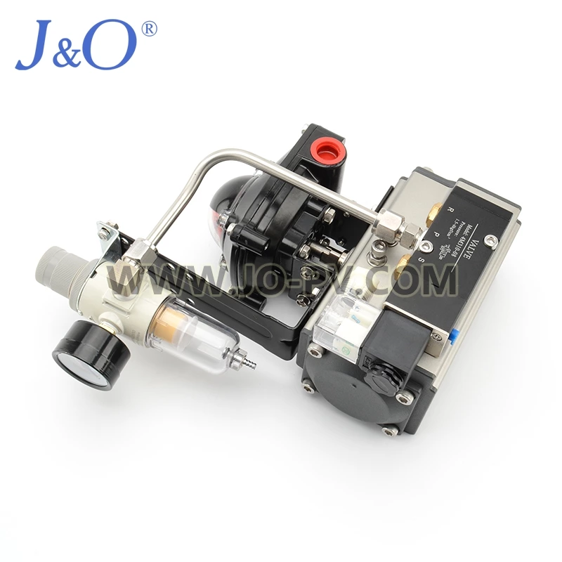 Pneumatic Actuator with Limit Switch Filter Relief-Pressure Valve and Solenoid Valve