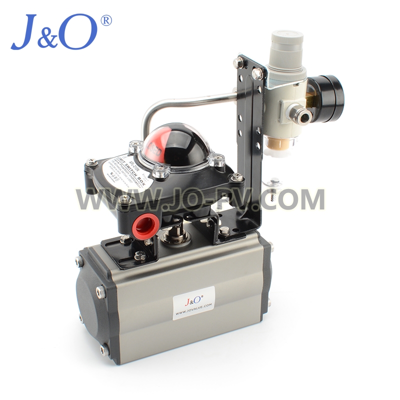 Pneumatic Actuator with Limit Switch Filter Relief-Pressure Valve and Solenoid Valve