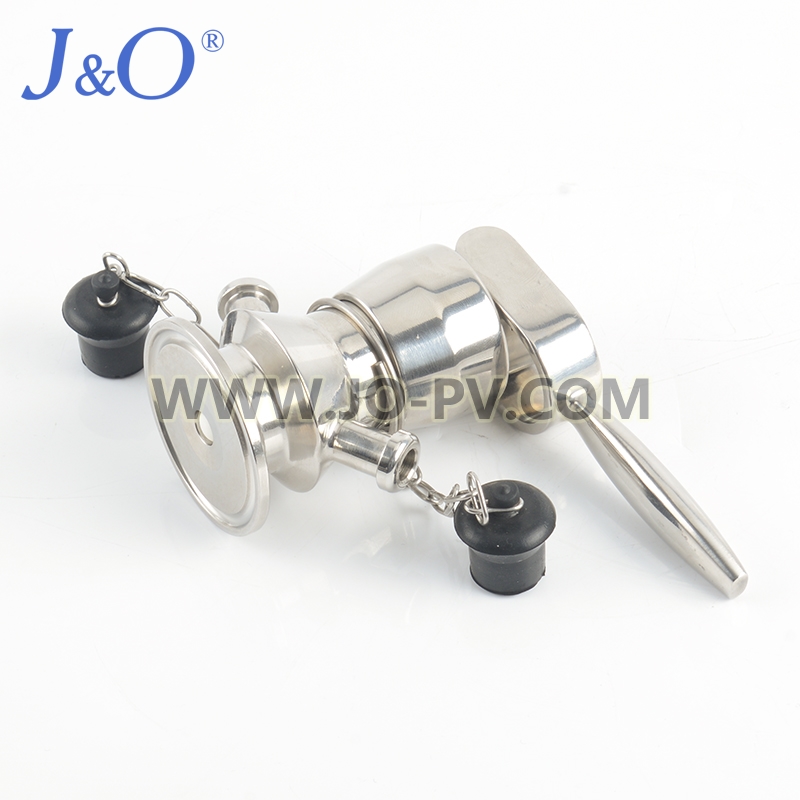Hygienic Stainless Steel Tri Clamp Manual Sampling Valve With SS Handle