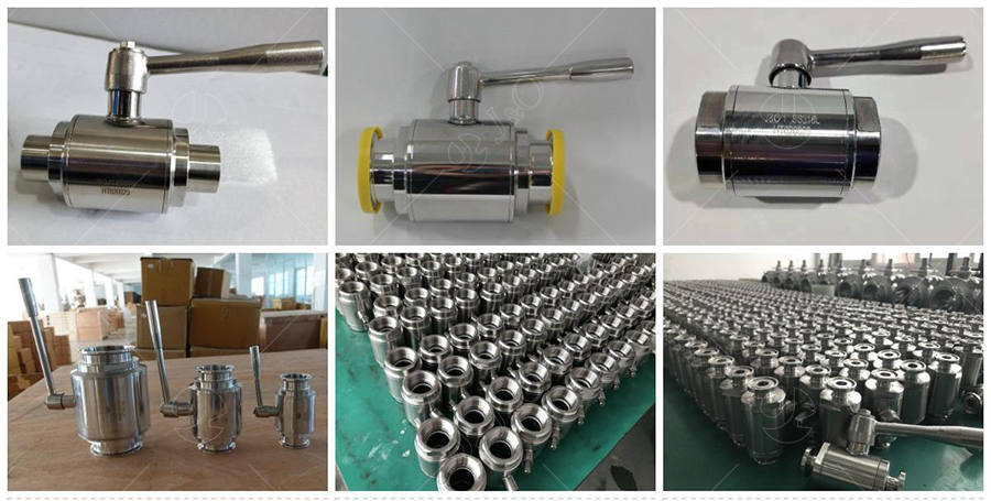 Hygienic Stainless Steel Clamped Ball Valve