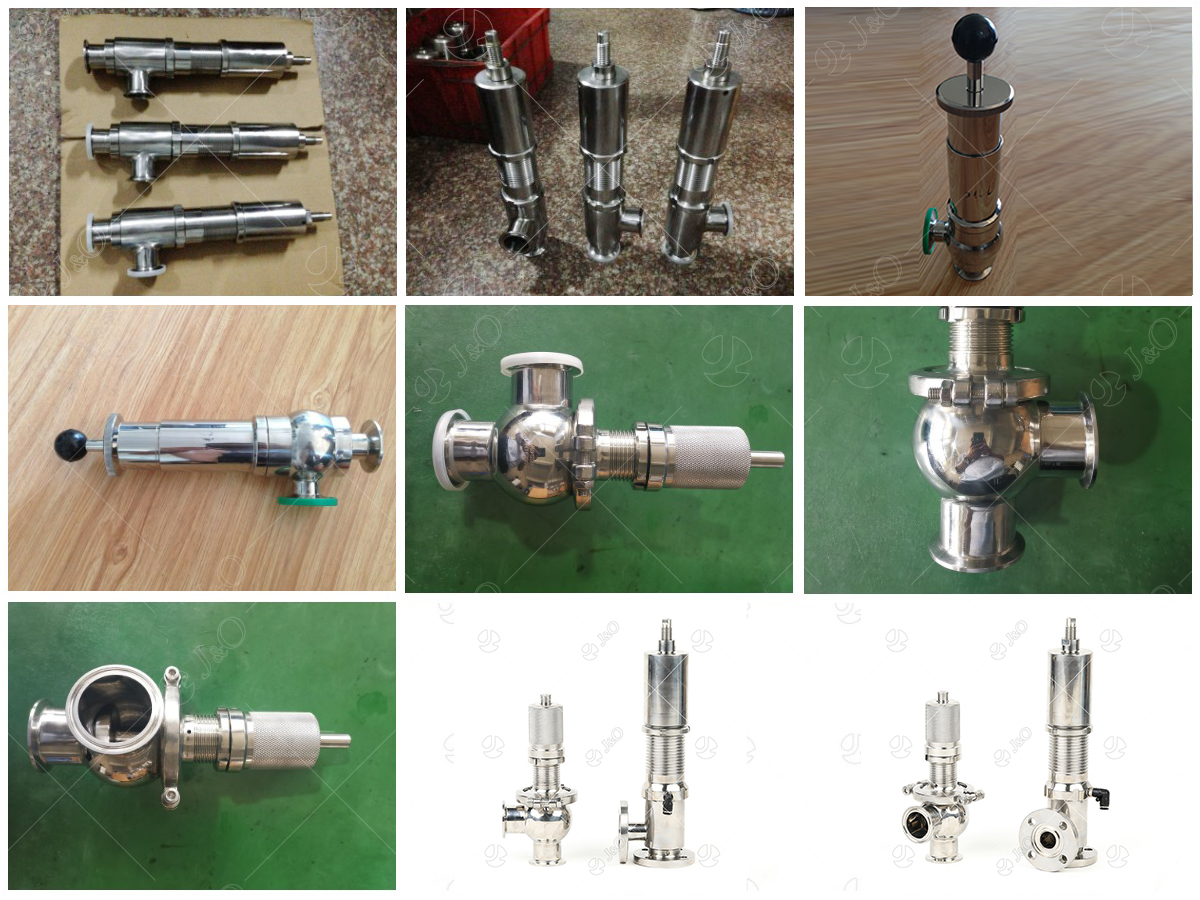 Sanitary Stainless Steel Clamped Safety Valve