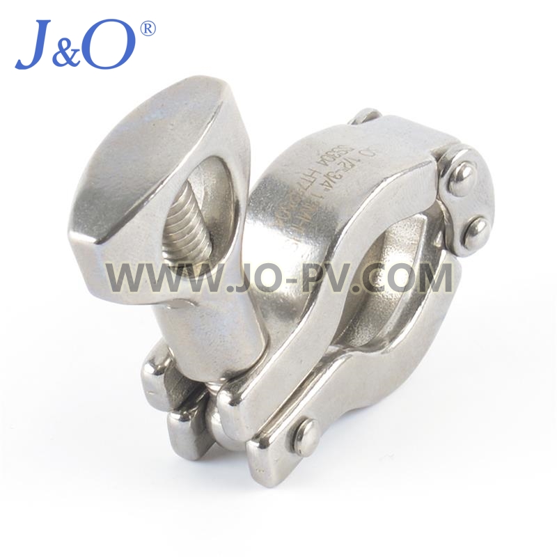 Sanitary Stainless Steel 13MHHM Double Pin Pipe Clamp