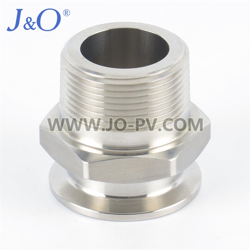 21MP Sanitary Stainless Steel Hexagone Male-Clamped Adapter