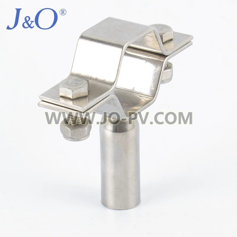 Sanitary Stainless Steel Hexagon Weld Pipe Holder With Handle
