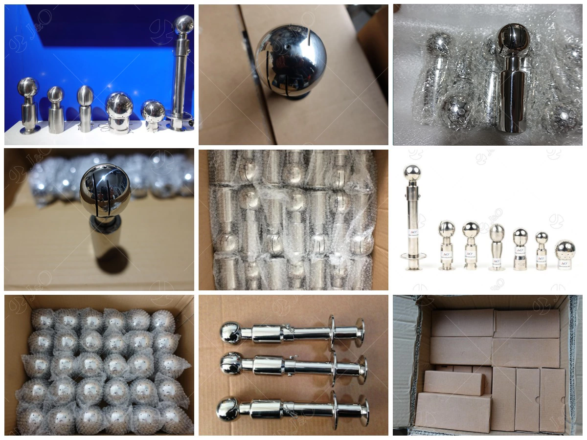 Sanitary Stainless Steel Welded Rotary Cleaning Ball