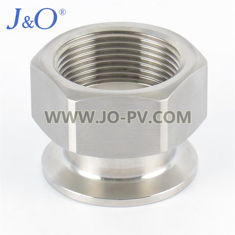 Sanitary Stainless Steel Hexagon Female-Clamped Adapter