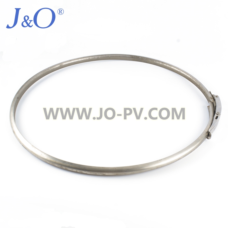 Sanitary Stainless Steel Round Type Pipe Clamp