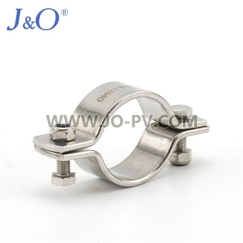 Sanitary Stainless Steel Pipe Support Without Base