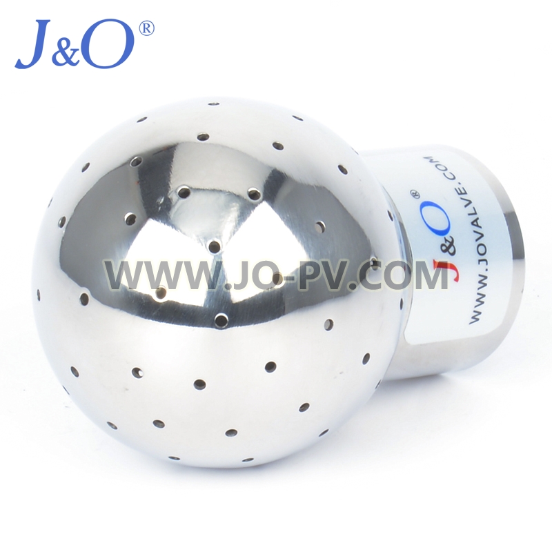 Sanitary Stainless Steel Fixed Female Cleaning Ball