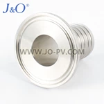 Sanitary Stainless Steel Clamped Hose Adapter