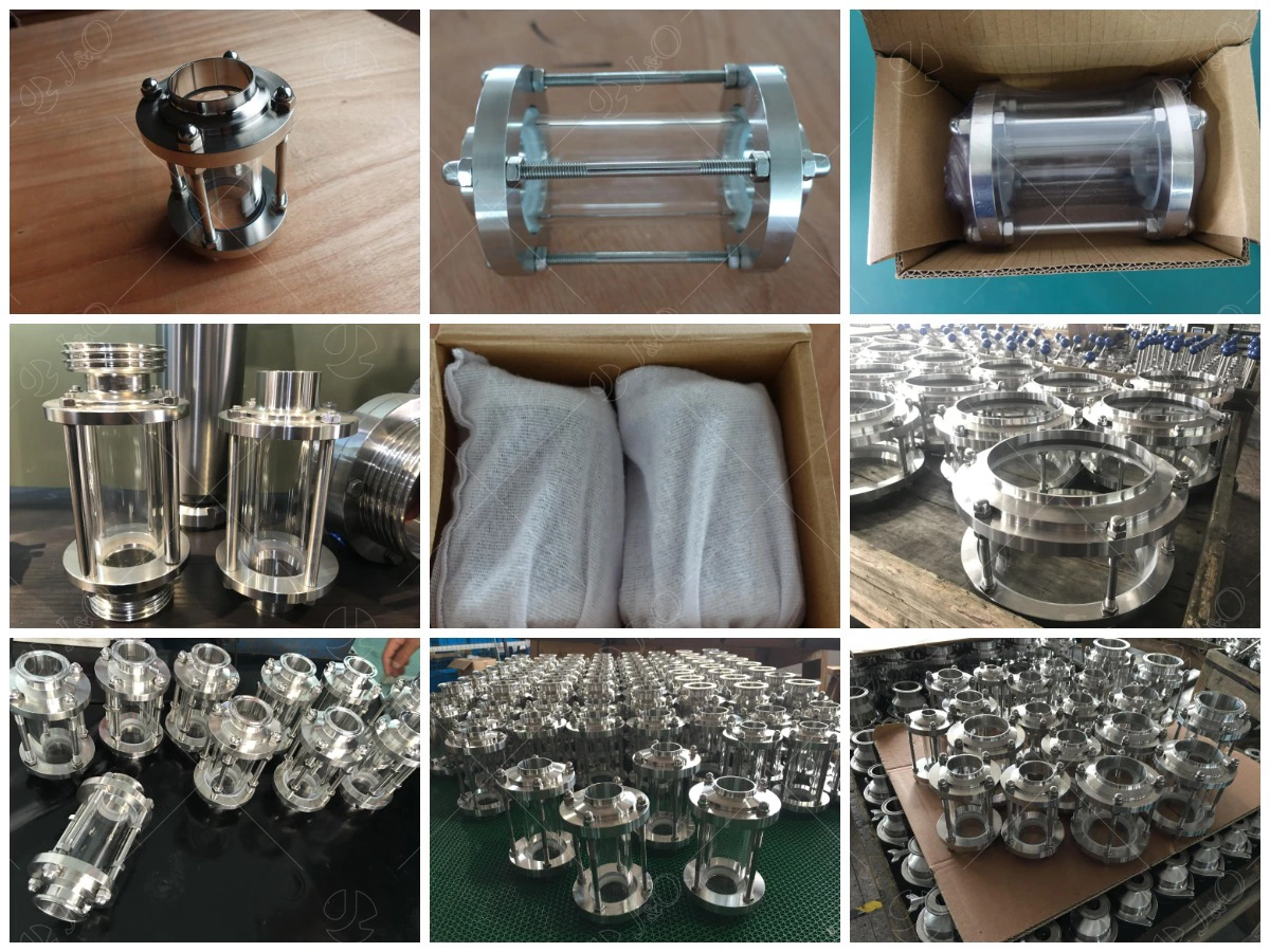 Sanitary Stainless Steel Welded Sight Glass With SS Cover