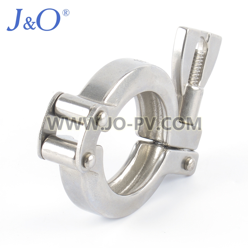 Sanitary Stainless Steel 13SF Double Pin Pipe Clamp