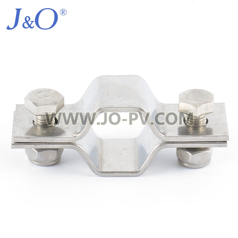 Stainless Steel 304 316L Sanitary Hexagon Pipe Holder Without Base