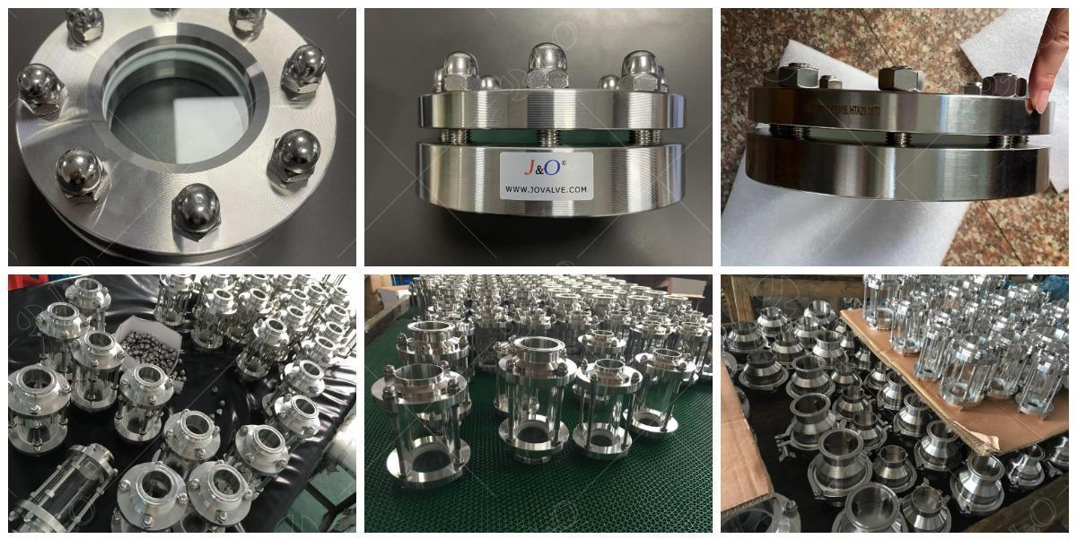 Sanitary Stainless Steel Flange Type Weld Sight Glass