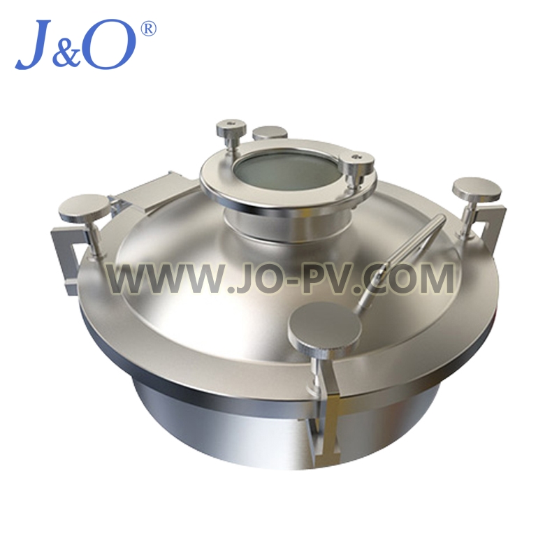 Sanitary Stainless Steel Tank Parts Round High Pressure Manhole Cover