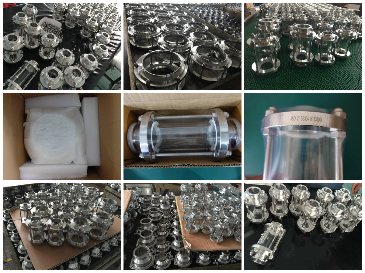 Sanitary Stainless Steel Sight Glass With Clamped Ends