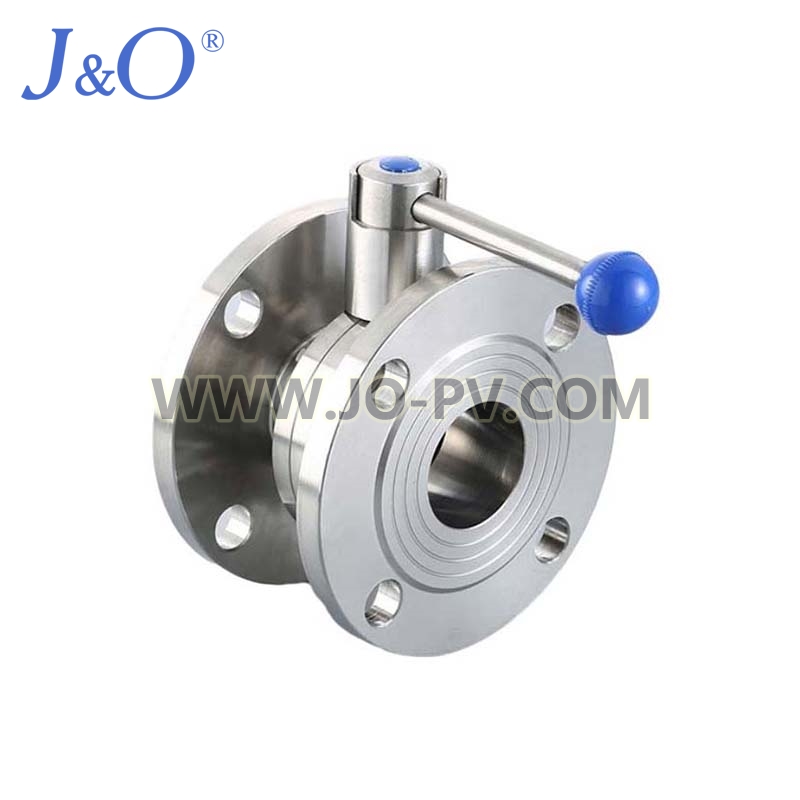 Sanitary Stainless Steel Flanged Butterfly Valve