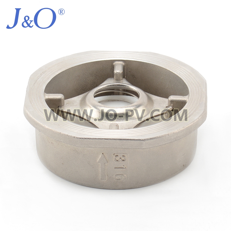 Stainless Steel Wafer Type Check Valve With PTFE Soft Seat