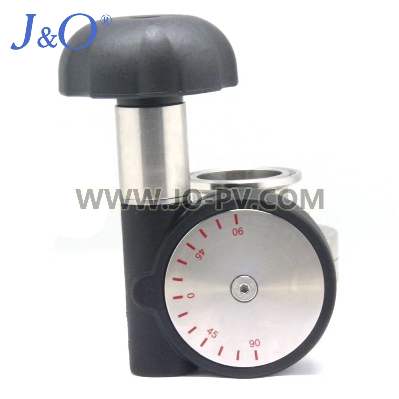 Sanitary Stainless Steel Fine Adjustment Tri Clamp Butterfly Valve