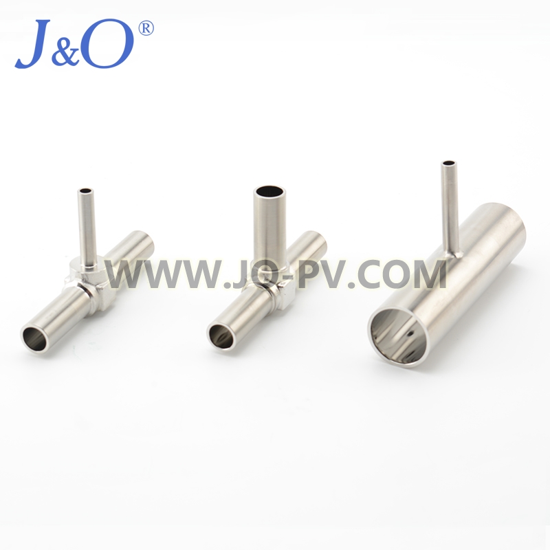 Stainless Steel Butt Weld Long Tee For Semiconductor