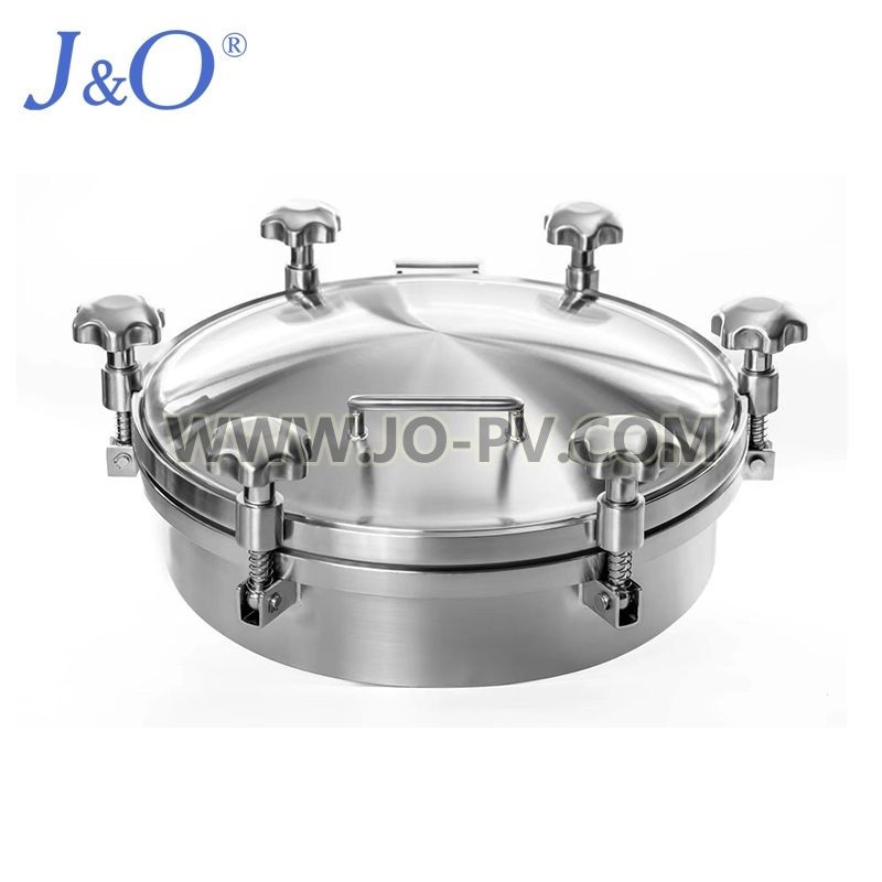 Hygienic Stainless Steel Round Pressure Manhole Cover