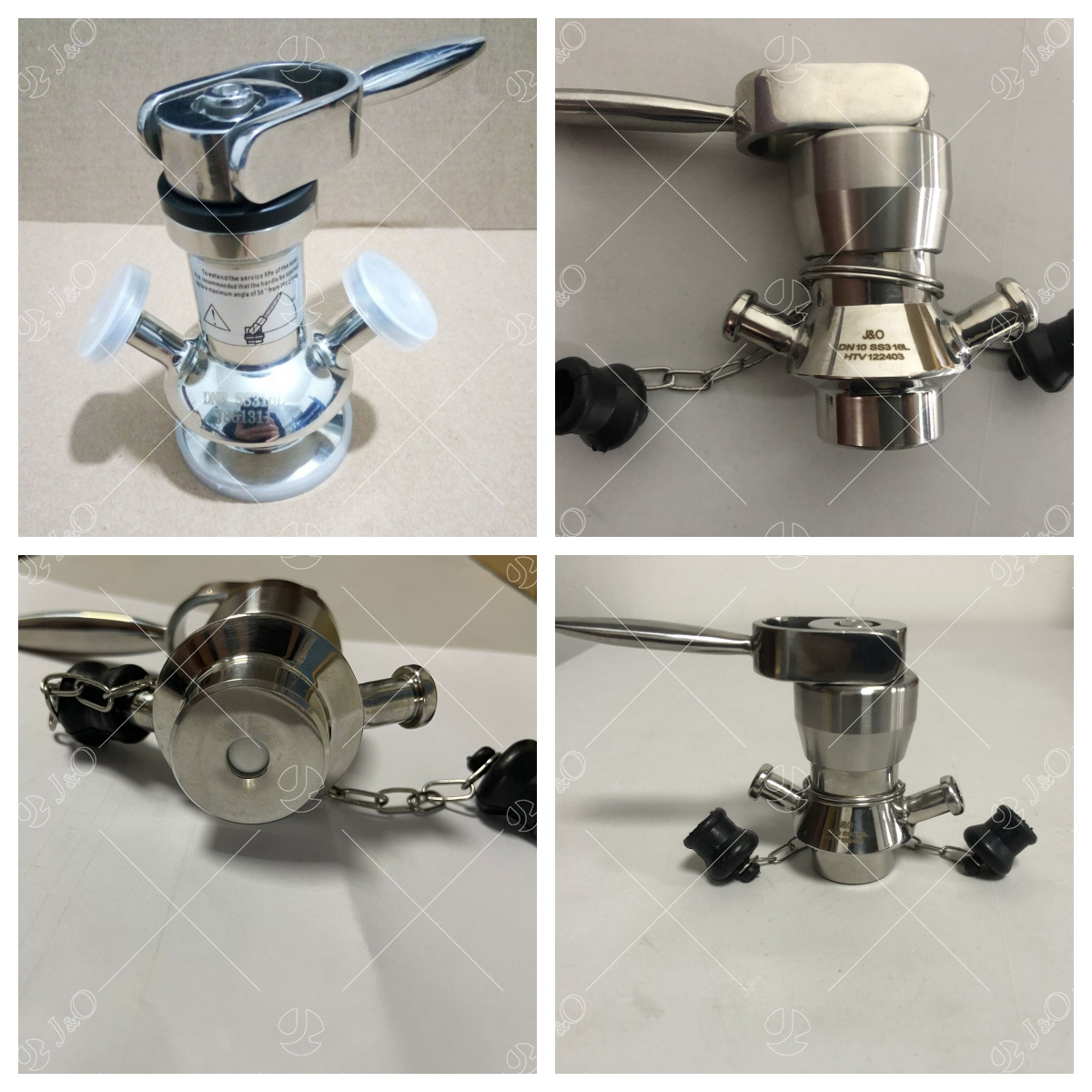 Hygienic Stainless Steel Tri Clamp Manual Sampling Valve With SS Handle