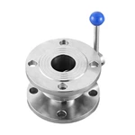 Sanitary Stainless Steel Flanged Butterfly Valve