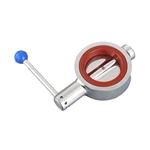 Sanitary Stainless Steel Manual Wafer Type Butterfly Valve