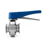 Sanitary Stainless Steel Tri Clamp Butterfly Valve With Plastic Handle