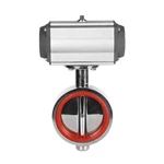 Pneumatic Sanitary Stainless Steel Wafer Type Butterfly Valve