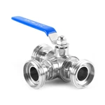 Sanitary 3 Way Ball Valve