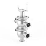 Stainless Steel Sanitary TL Type Manual Clamp Divert Valve