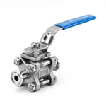 Three-Piece Sanitary T-Clamp Ball valve