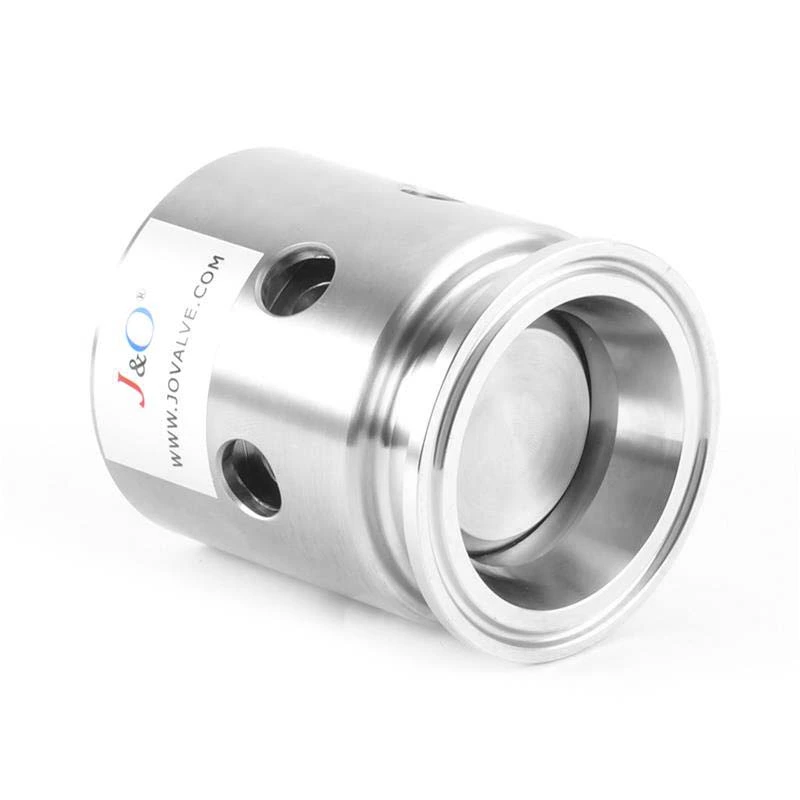 Sanitary Stainless Steel Clamped Vacuum Breathing Valve