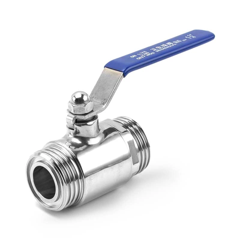 Sanitary Stainless Steel Male Thread Ball Valve