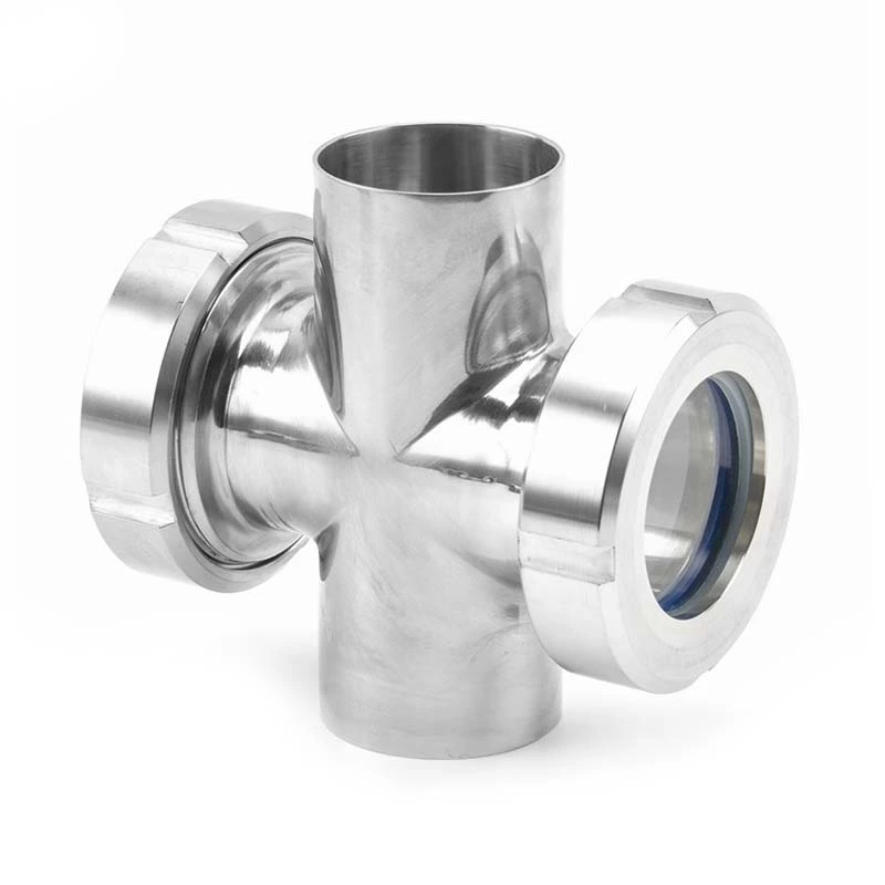 Sanitary Stainless Steel Cross Welded Sight Glass