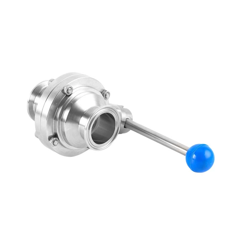 Sanitary Stainless Steel Tri-clamp Butterfly Ball Valve