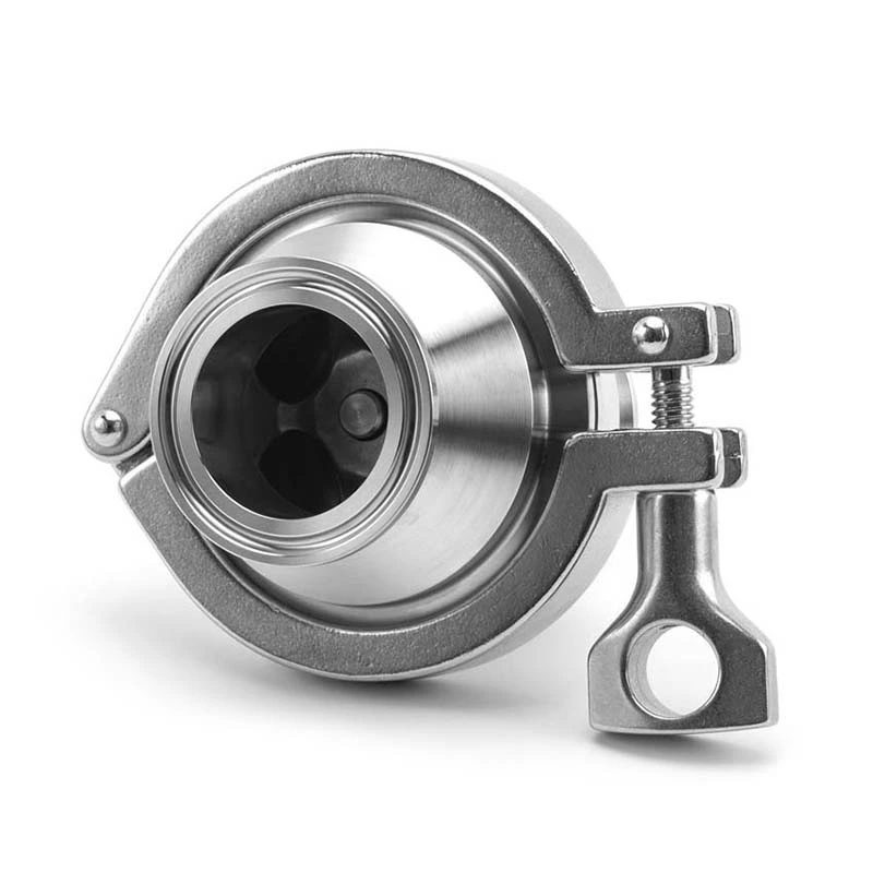 Sanitary Stainless Steel Clamped Check Valve With PTFE Seal