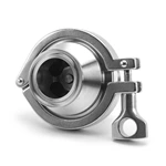 Sanitary Stainless Steel Clamped Check Valve With PTFE Seal