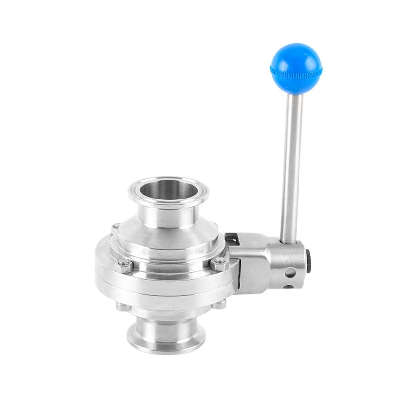 Sanitary Stainless Steel Tri-clamp Butterfly Ball Valve