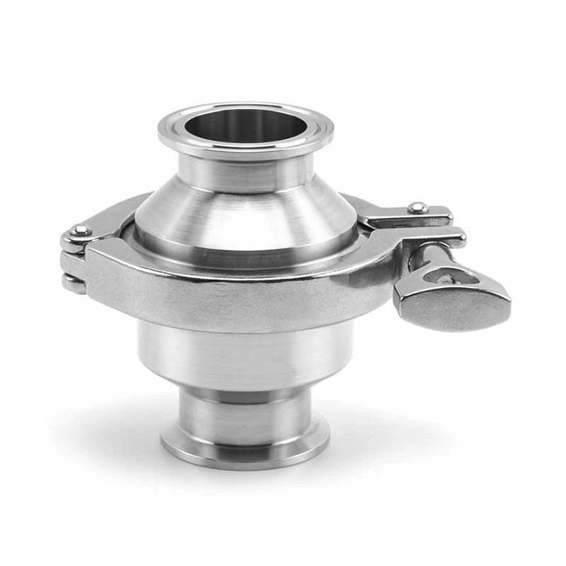 Sanitary Stainless Steel Clamped Check Valve With PTFE Seal