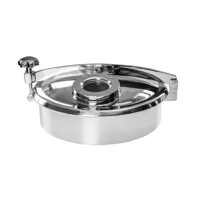 Sanitary Stainless Steel Manhole With Sight Glass