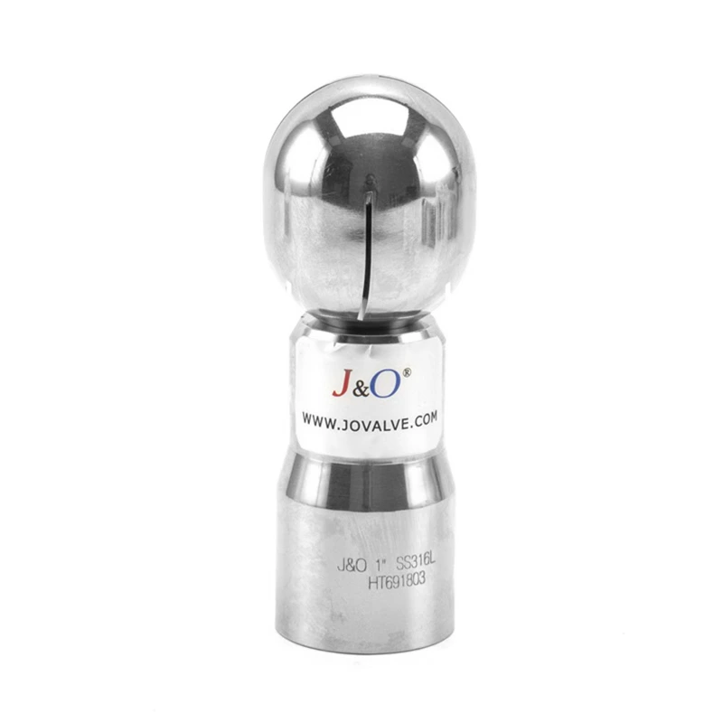 Sanitary Stainless Steel Female Thread Rotary Spray Cleaning Ball