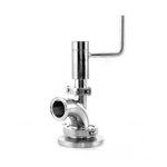 Hygienic Stainless Steel W Type Manual Tank Bottom Valve