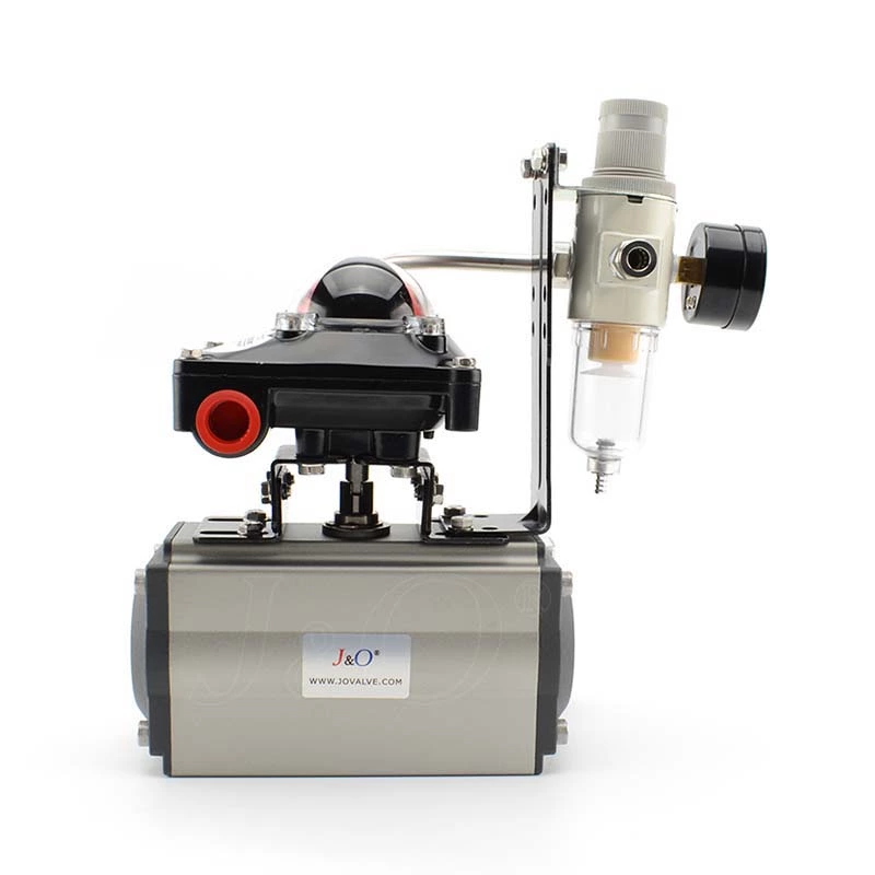 Pneumatic Actuator with Limit Switch Filter Relief-Pressure Valve and Solenoid Valve